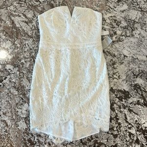 White lace dress